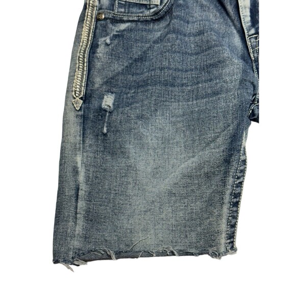 Blue Cult Denim Mens Jeans Shorts Size‎ 34 Distressed Jorts - Picture 3 of 11